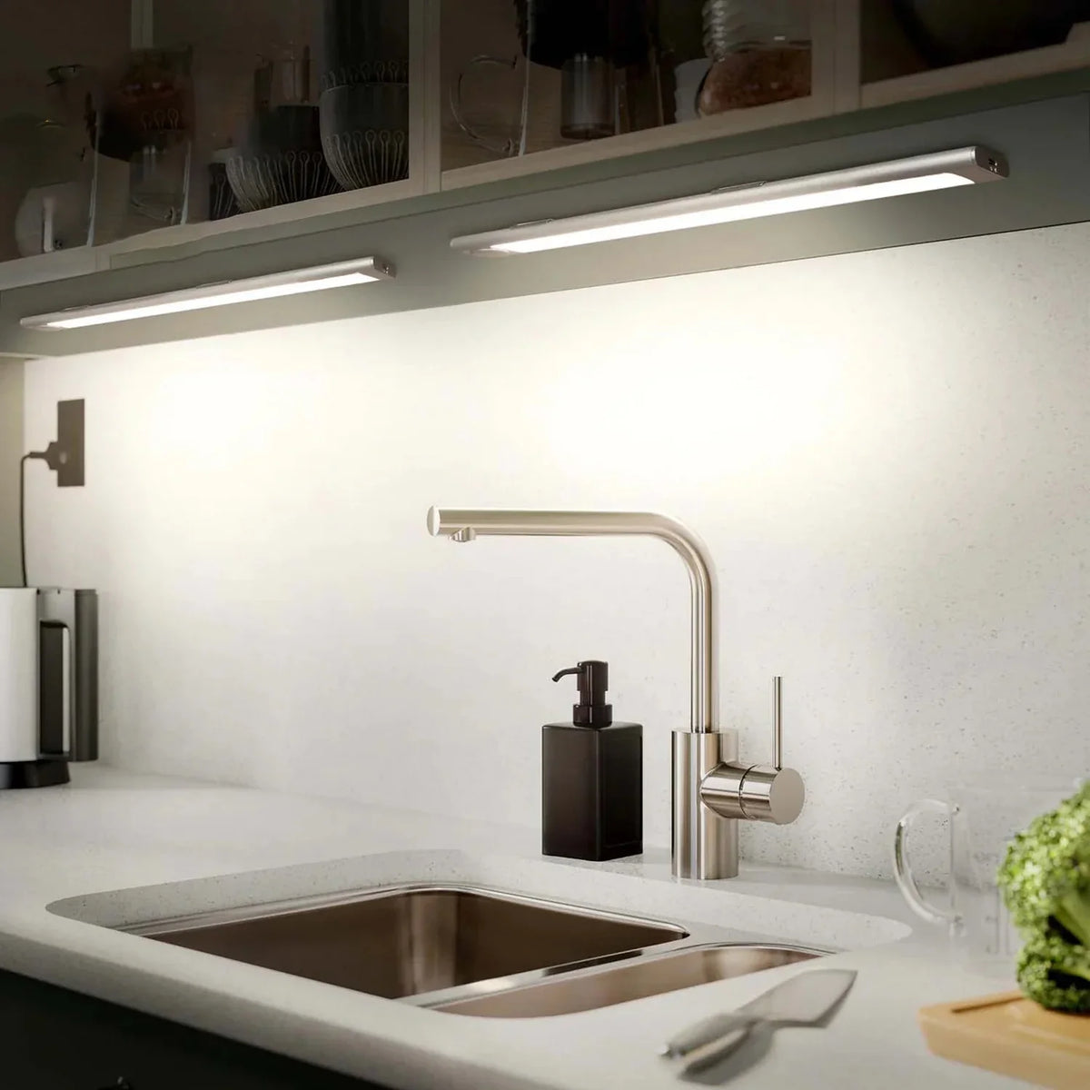 LED Bar Lamp Wireless Aluminum Motion Sensor Cabinet Hall | Sansoti