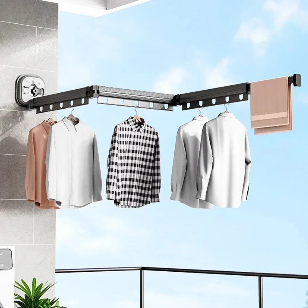Foldable Drying Rack for Wall or Door – Space-Saving Foldable Drying Rack – Compact & Versatile Design for Small Spaces | Sansoti