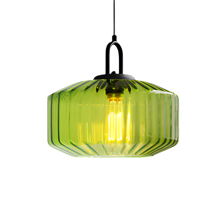 Hängelampe Farbglas Retro Nordic Ø28cm E27 3000K Küche | Sansoti
