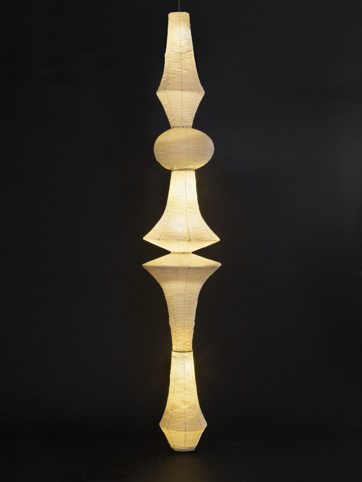 Japanse Hangende Papieren Lamp Zeven Formaten E26/E27 ø33-ø43cm 150-460cm Hoogte Mulberry Washi Moerasschors Translucide Kap Met Handgemaakt Karakter | Sansoti