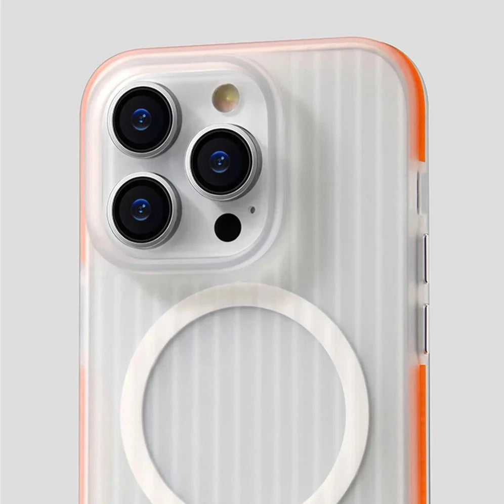 Non-Slip iPhone Case Ribbed TPU Protective Case Shockproof 12 13 14 15 16 17 Pro Max Air Precision | Sansoti