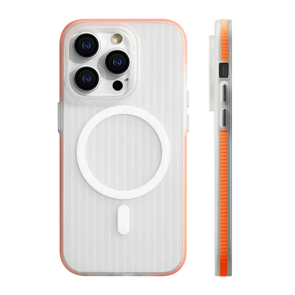Coque iPhone antidérapante en TPU nervuré, résistante aux chocs, pour 12 13 14 15 16 17 Pro Max Air, ajustement précis | Sansoti