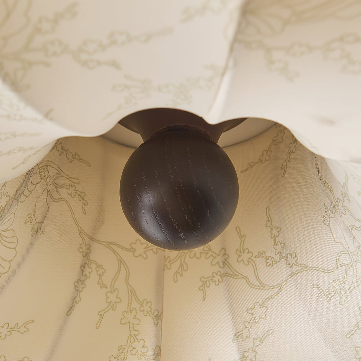 Fabric Ceiling Lamp with Floral Pattern Natural Atmosphere Lighting Scandinavian Design Living and Bedroom Lighting | Sansoti