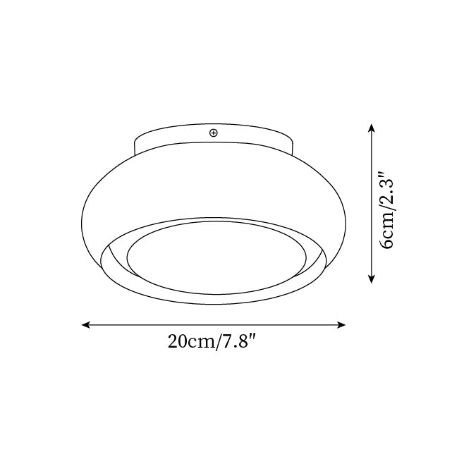 Plafondlamp Retro Glas Cognac Kersen Opbouw Verlichting Slaapkamer Woonkamer Stijlvol Sfeervol Interieur | Sansoti