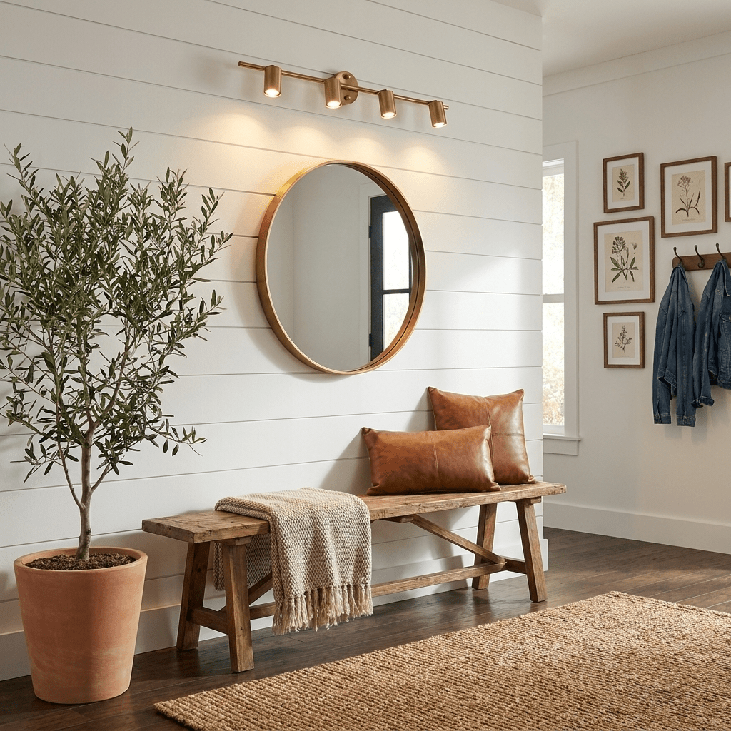 Adjustable wall lamp with brass or black finish – 2 to 4 light points | Sansoti