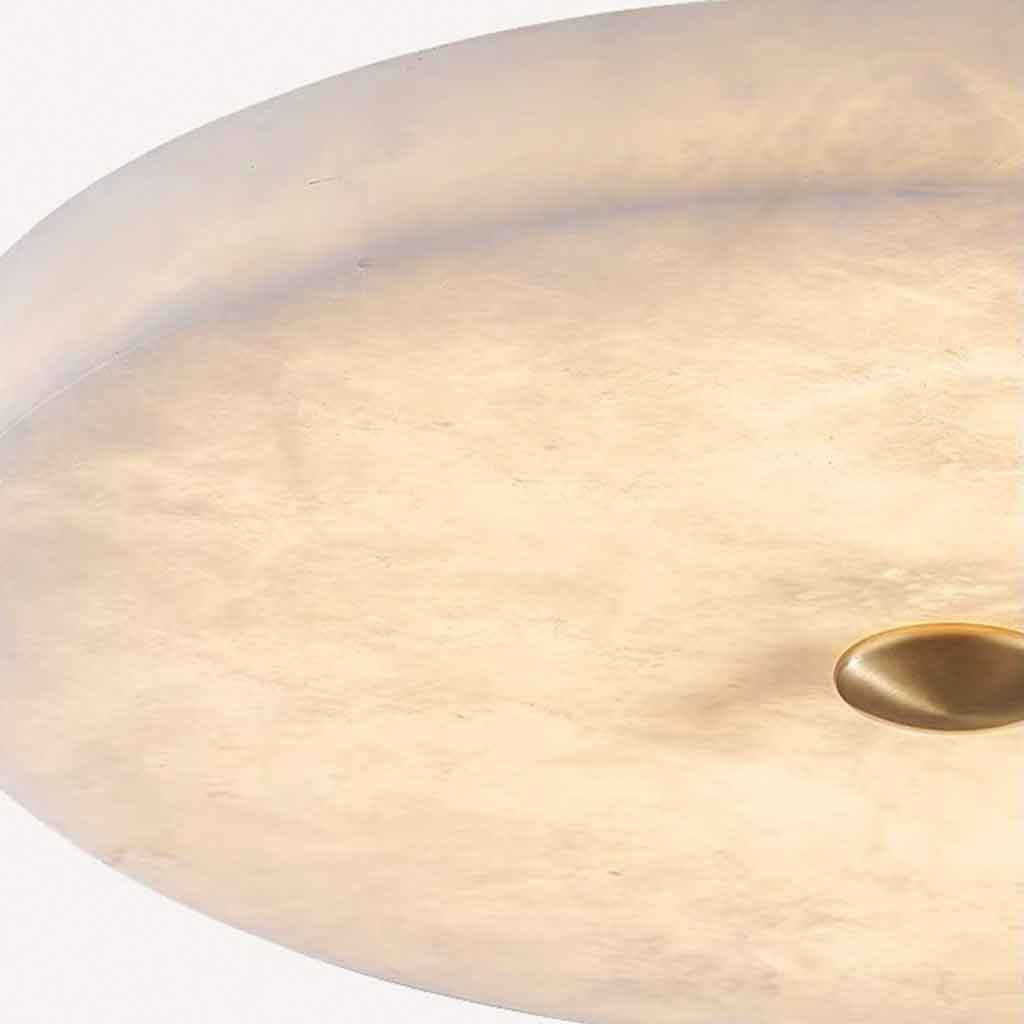 Runde Marmor-Deckenleuchte, verstellbares LED-Licht, 3 Farben, modernes Interieur, Wohnzimmer, Schlafzimmer, Arbeitszimmer | Sansoti
