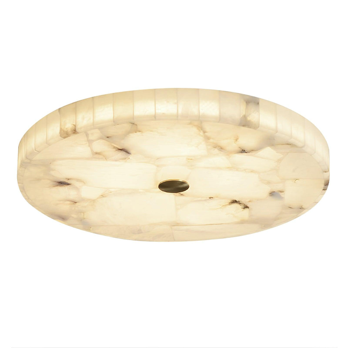 Ceiling Lamp Alabaster LED 5 cm White Gold Living Room Hall Modern Design Lamp Indoor | Sansoti