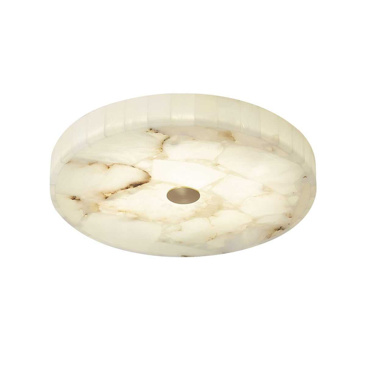 Ceiling Lamp Alabaster LED 5 cm White Gold Living Room Hall Modern Design Lamp Indoor | Sansoti