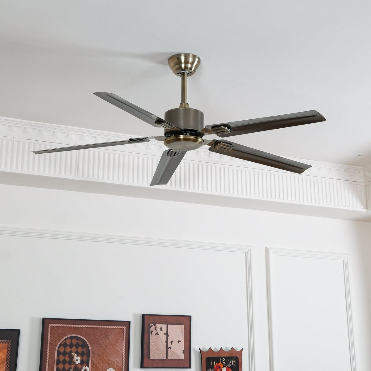 Premium Ceiling Fan with Remote Control Ø132cm 3 Speeds Ceiling Fan with Quiet DC Motor | Sansoti