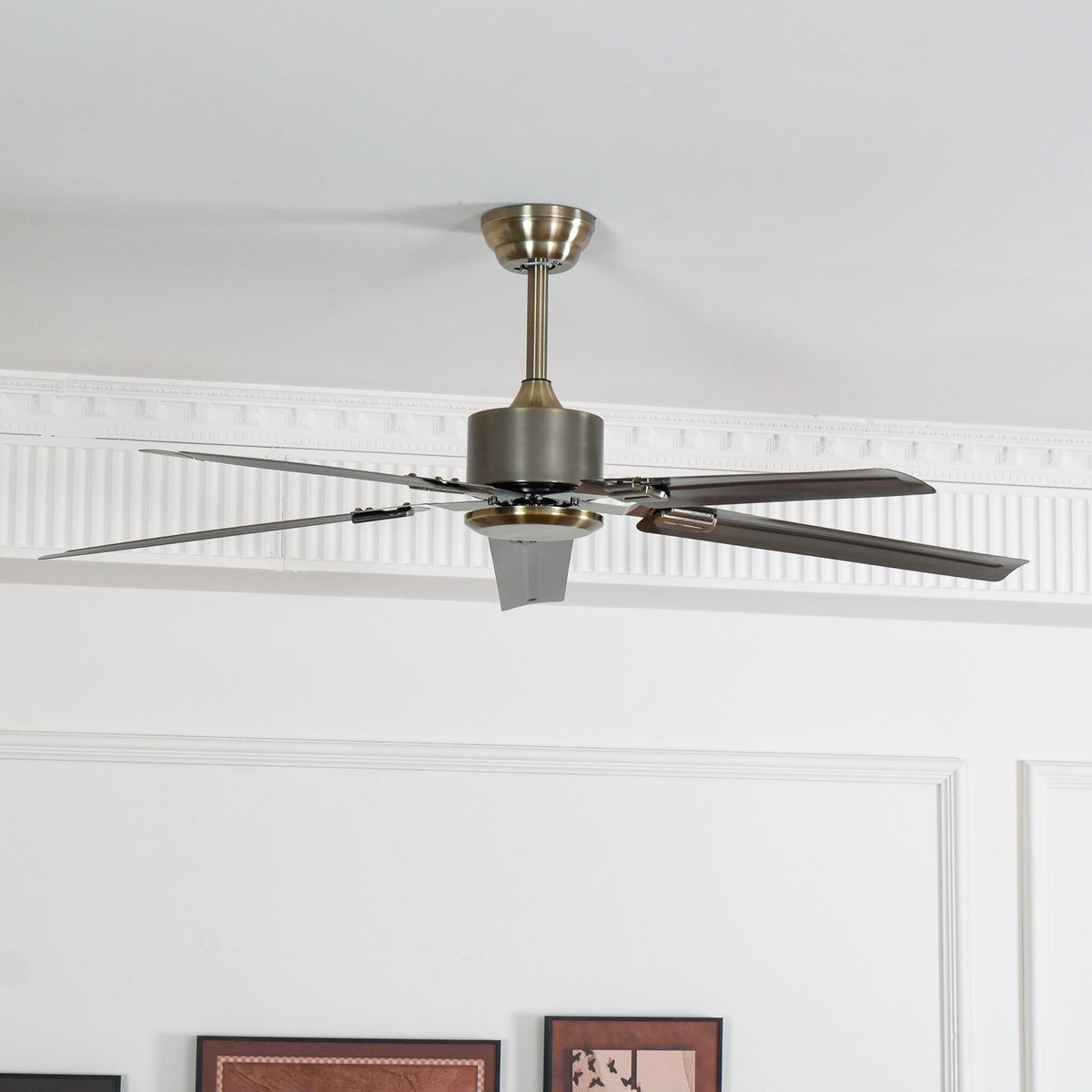 Premium Deckenventilator mit Fernbedienung Ø132cm 3 Geschwindigkeiten Deckenventilator mit leisem DC-Motor | Sansoti