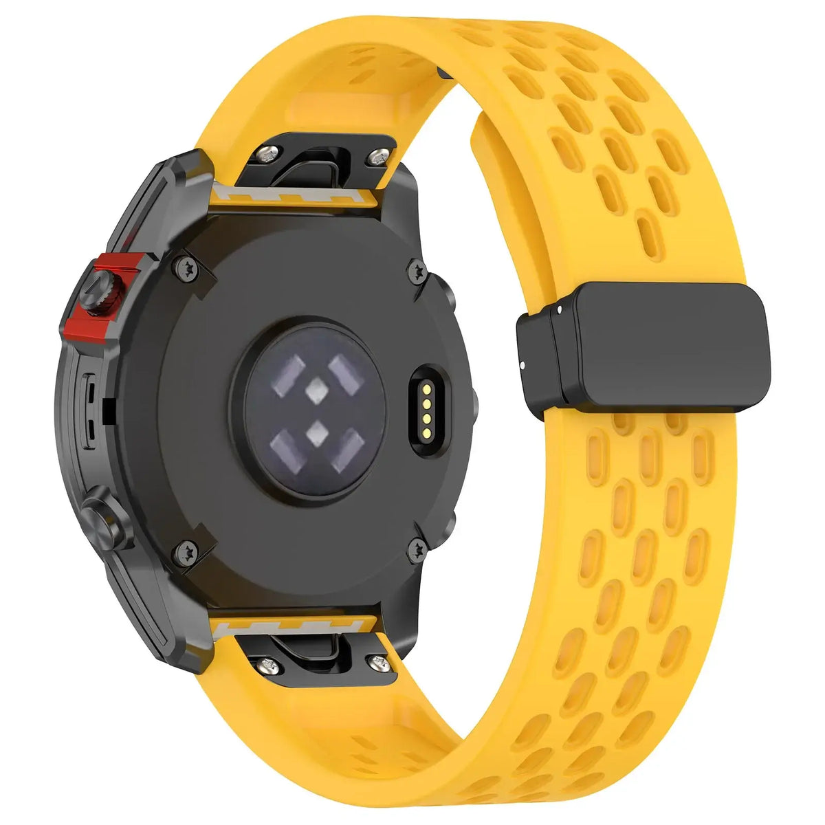 Breathable Silicone Smartwatch Band QuickFit Sports Wristband Replacement 20mm 22mm 26mm Watch Accessory | Sansoti