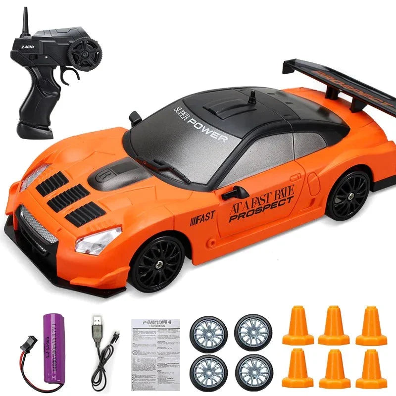 Minidrifter Spielzeugauto RC-Auto Drift Racer 2,4 GHz Fernbedienung Geschwindigkeit Indoor Outdoor Kinder Jungen Mädchen Geschenk ferngesteuertes Auto elektrisches Fahrzeug | Sansoti