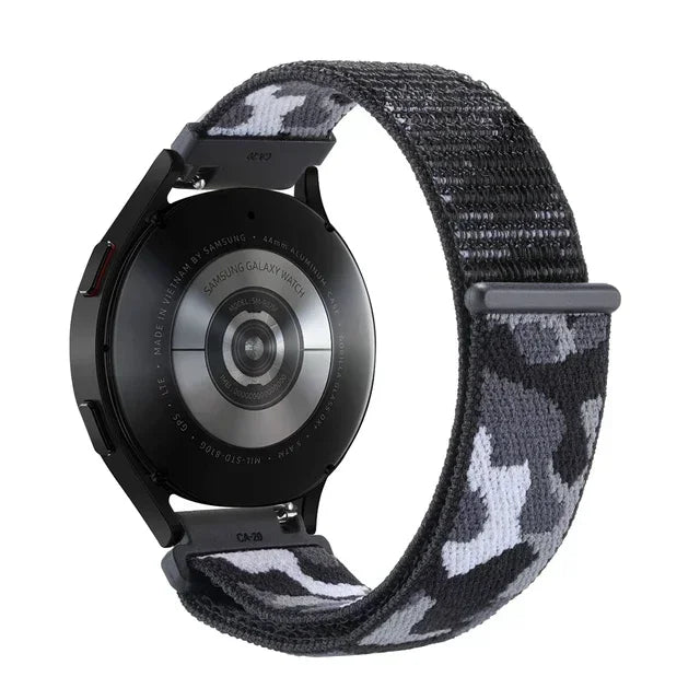 Regulowany nylonowy pasek sportowy do smartwatcha 20mm 22mm, oddychający, lekki pasek do zegarka sportowego i fitnessu | Sansoti