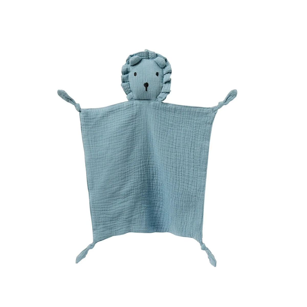 Doudou en coton avec tête d’animal pour bébé | Aide au sommeil douce pour nouveau-nés, cadeau de naissance, doudou réconfortant, jouet | Sansoti