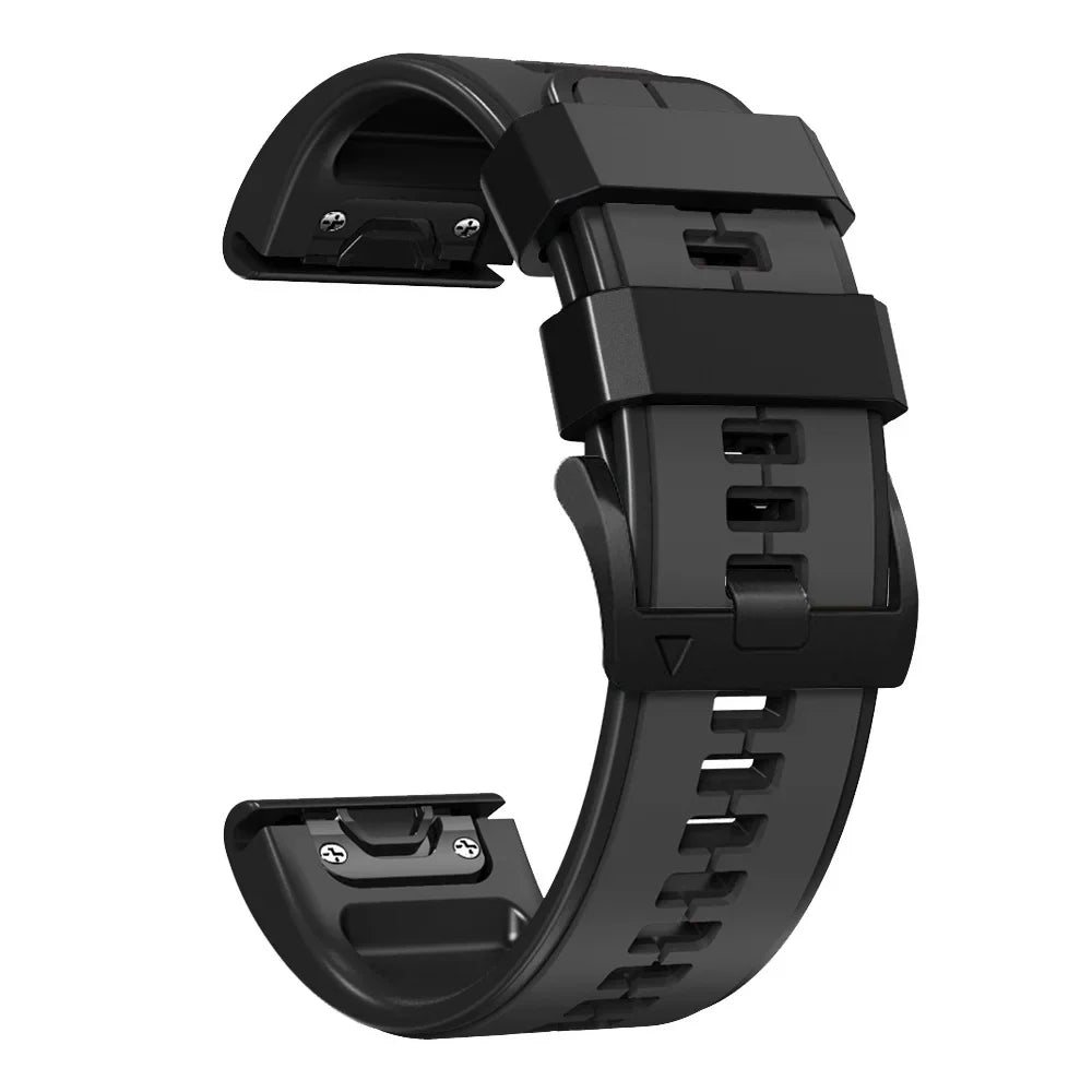 Silicone Watch Band with Quick Release 22mm 26mm Smartwatch Wristband Sports Band Comfortable Water-Resistant | Sansoti