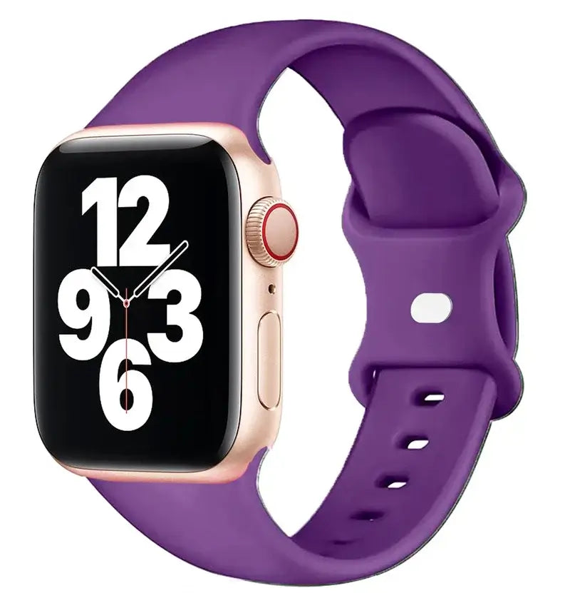 Water-Resistant Flexible Silicone Smartwatch Band Soft Watch Strap for Active Daily Use | Sansoti