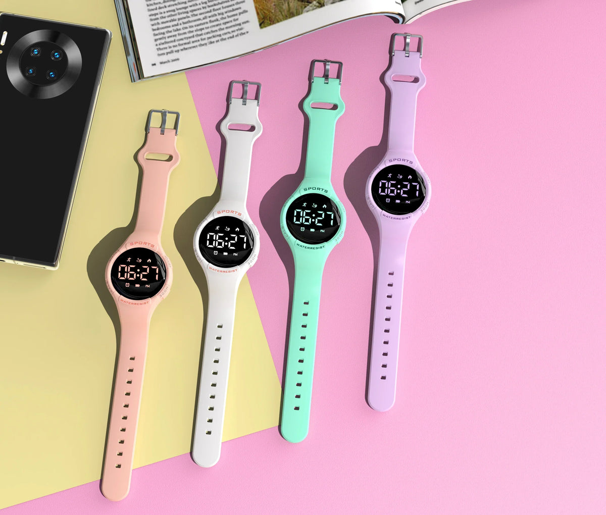 Smartwatch for Children with IP68 Waterproofing & 3D Sport Tracking – Active Tracker Watch for School & Sports | Sansoti