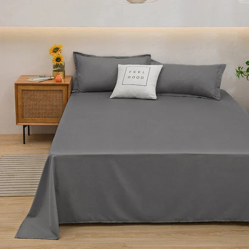 Leinen-Bettbezug Hellgrün, 120x230 cm – weiche, atmungsaktive Bettwäsche für das ganze Jahr, Einzelbett | Sansoti
