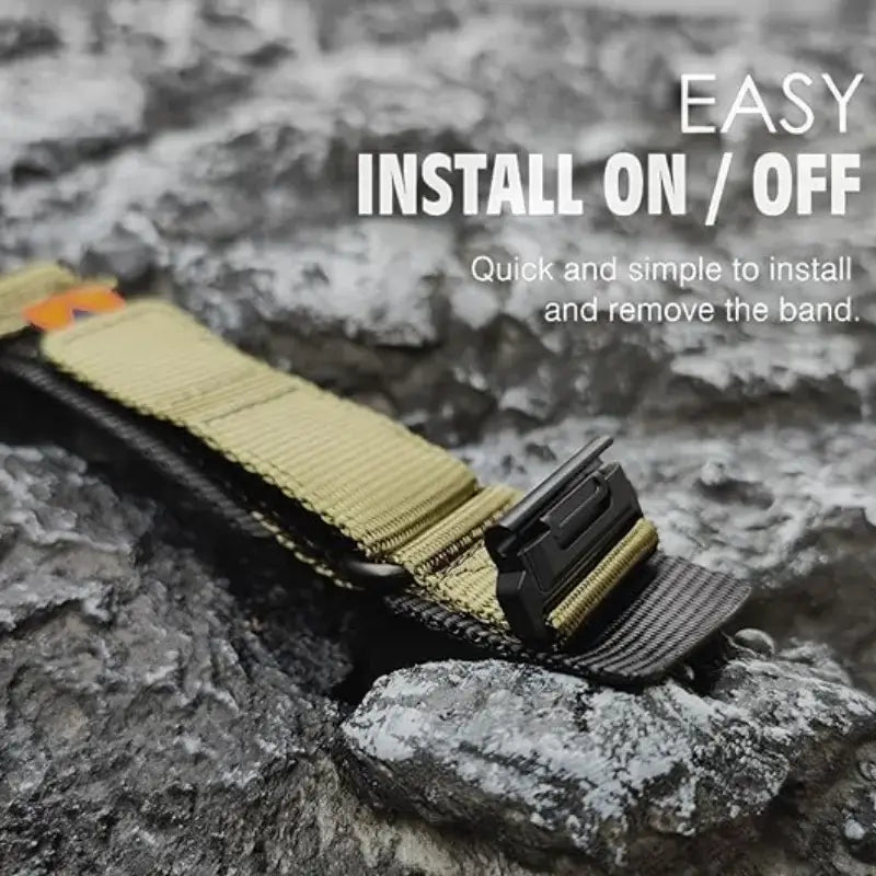 Nylon Watch Band with Quick Release 22mm 26mm Smartwatch Wristband Sporty Comfortable Adjustable Breathable | Sansoti