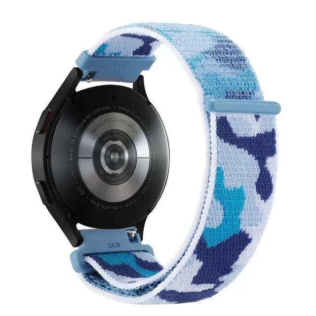 Regulowany nylonowy pasek sportowy do smartwatcha 20mm 22mm, oddychający, lekki pasek do zegarka sportowego i fitnessu | Sansoti