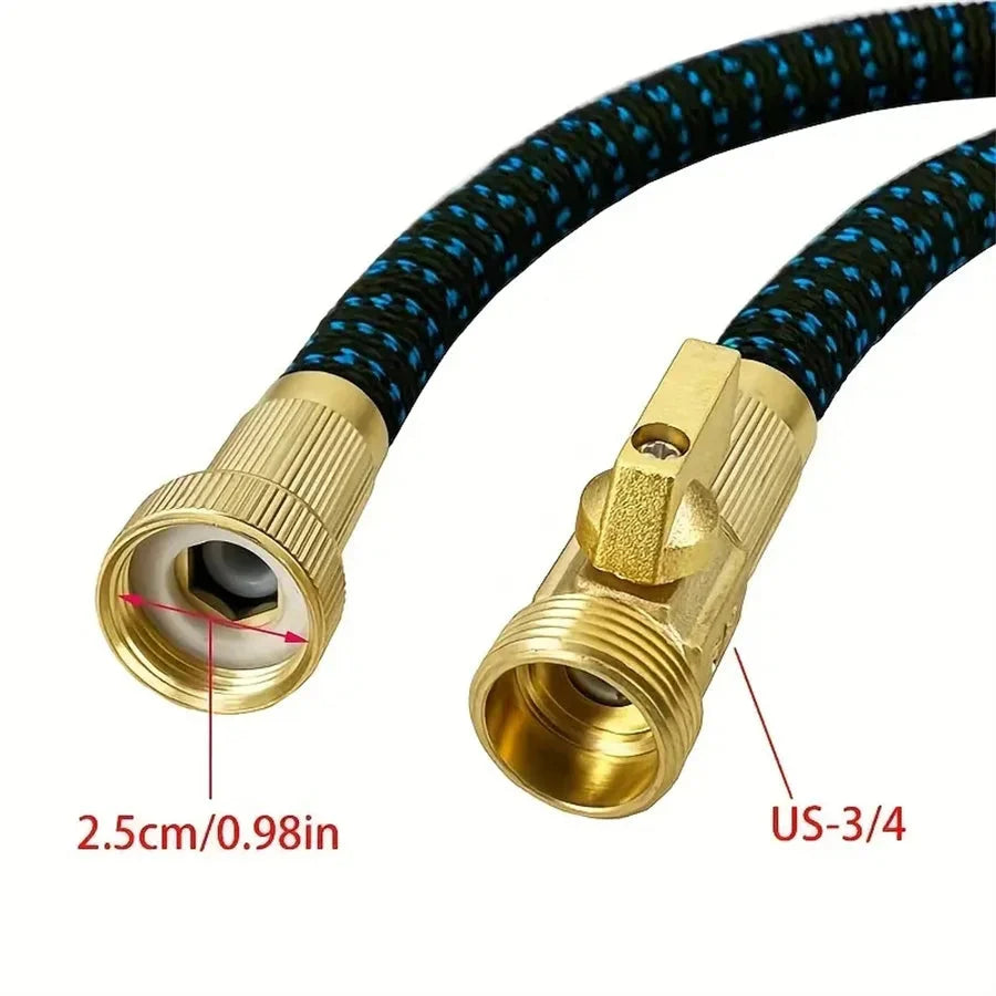 Flexible Garden Hose with High-Pressure Cleaner 7.5-90 meters Extendable | Sansoti