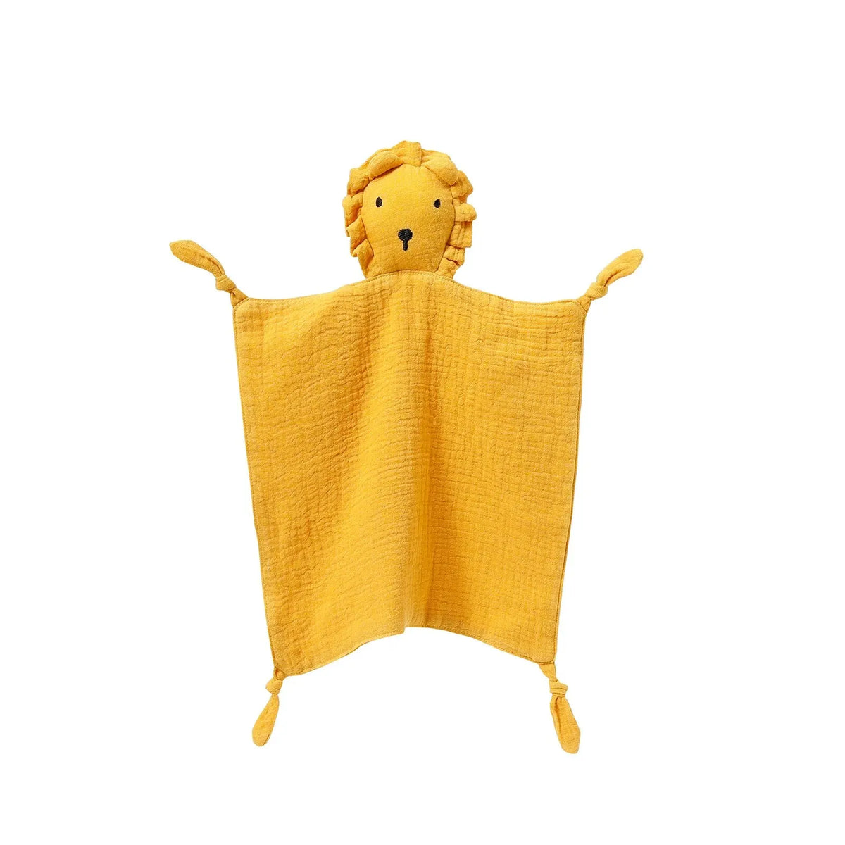 Doudou en coton avec tête d’animal pour bébé | Aide au sommeil douce pour nouveau-nés, cadeau de naissance, doudou réconfortant, jouet | Sansoti