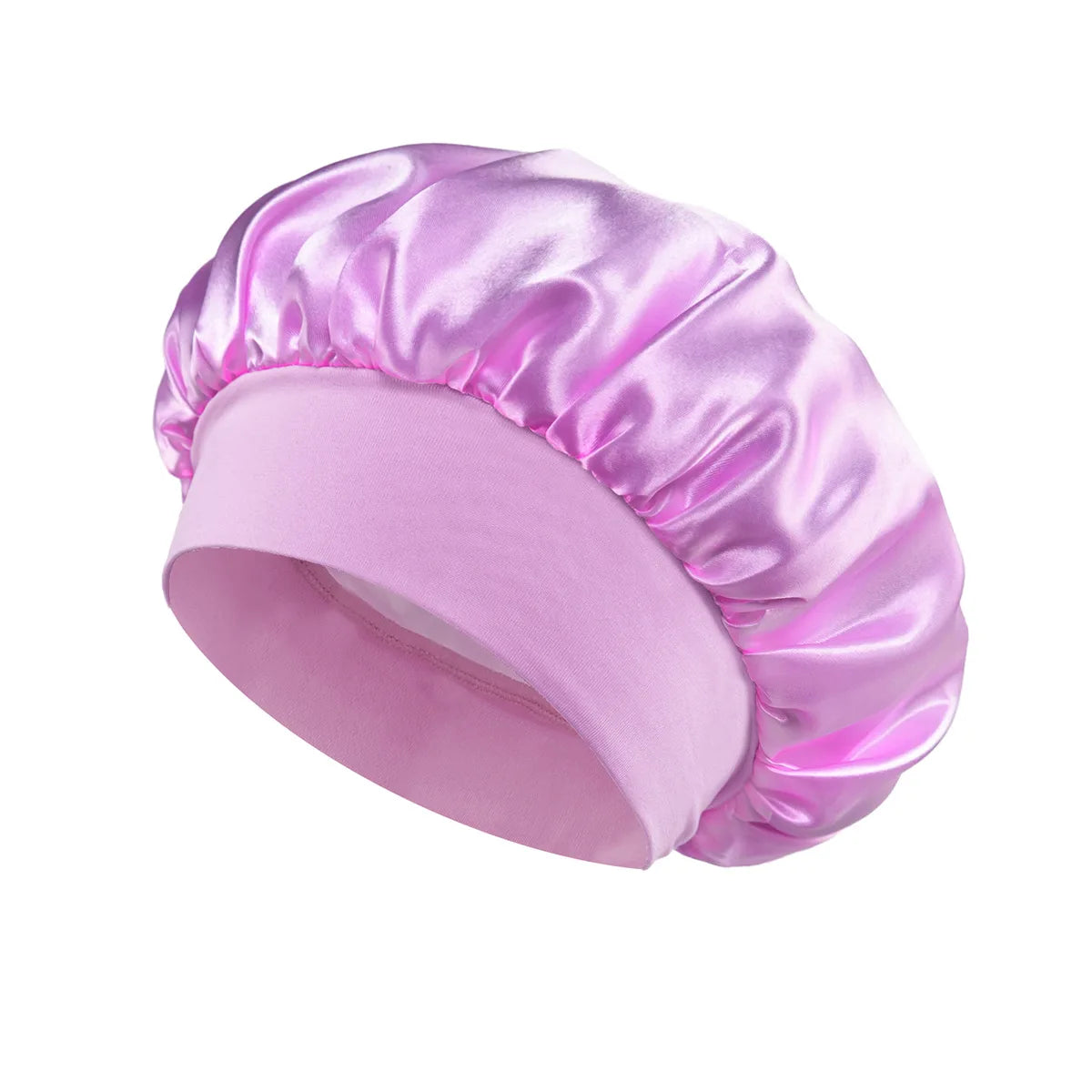 Sansoti | Bonnet de nuit en satin de soie – Protège les cheveux contre la casse et les frisottis (Taille unique)