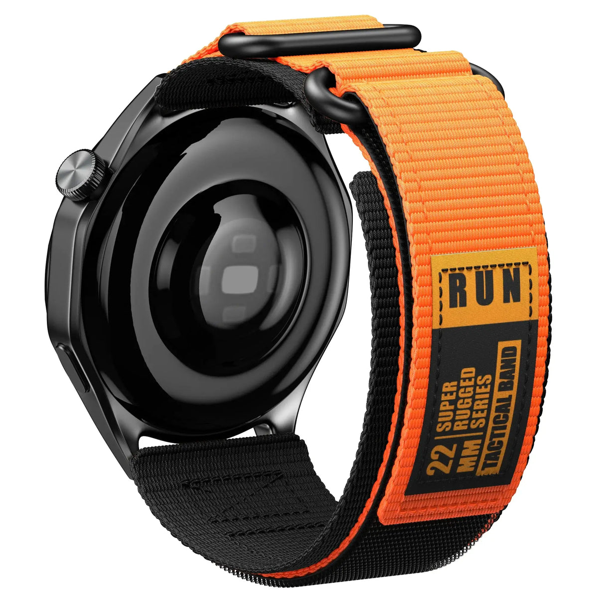 Nylon Smartwatch Strap with Hook-and-Loop Fastener Adjustable 20mm 22mm Sporty Breathable Wristband for Running Fitness | Sansoti