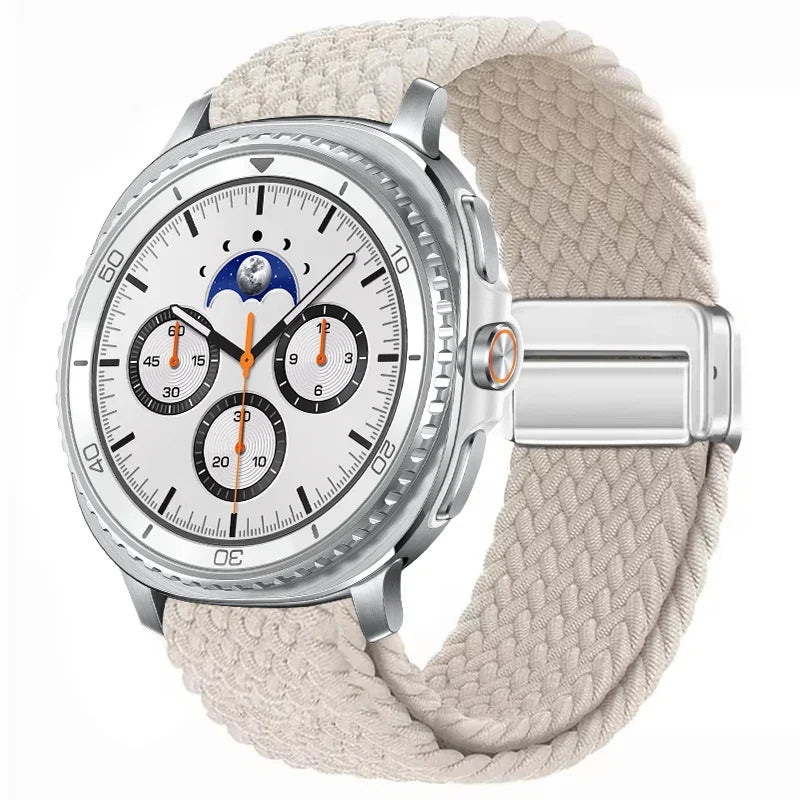 Braided Nylon Smartwatch Band Breathable Adjustable with Metal Closure for Galaxy Watch Wristband | Sansoti