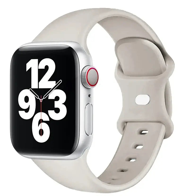 Water-Resistant Flexible Silicone Smartwatch Band Soft Watch Strap for Active Daily Use | Sansoti
