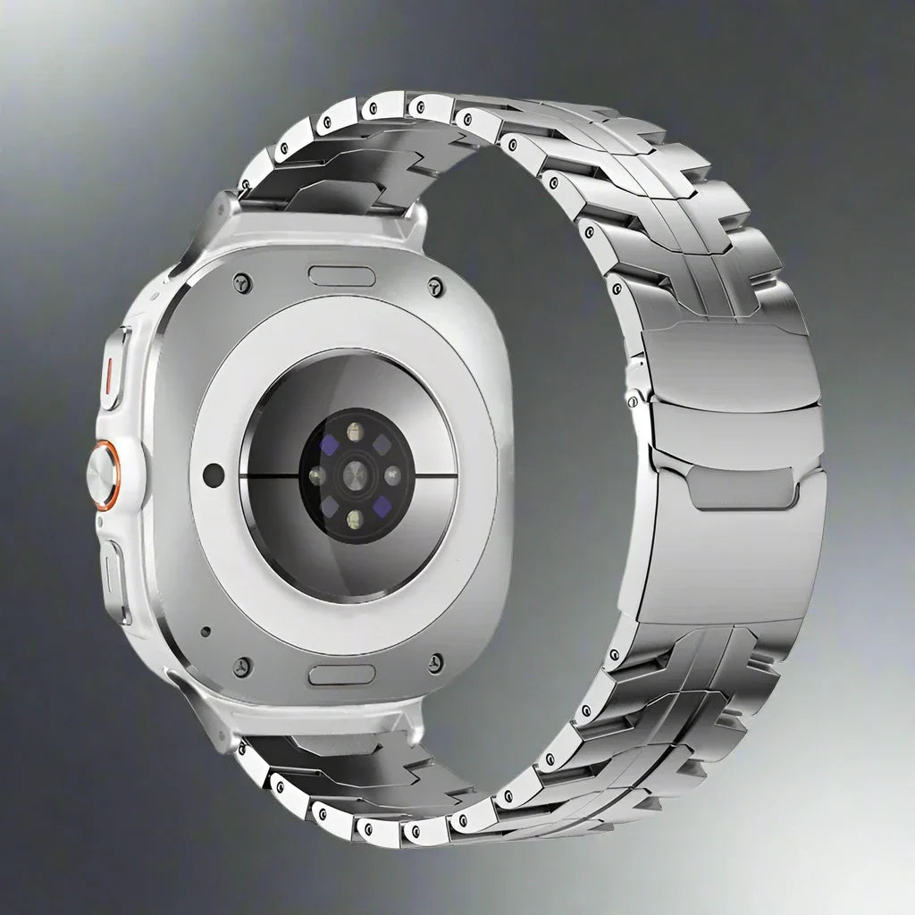 Bracelet de montre en titane pour smartwatch 47 mm, ventilé et réglable, avec fermeture rapide, premium et sportif | Sansoti