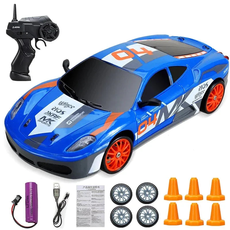 Minidrifter Spielzeugauto RC-Auto Drift Racer 2,4 GHz Fernbedienung Geschwindigkeit Indoor Outdoor Kinder Jungen Mädchen Geschenk ferngesteuertes Auto elektrisches Fahrzeug | Sansoti