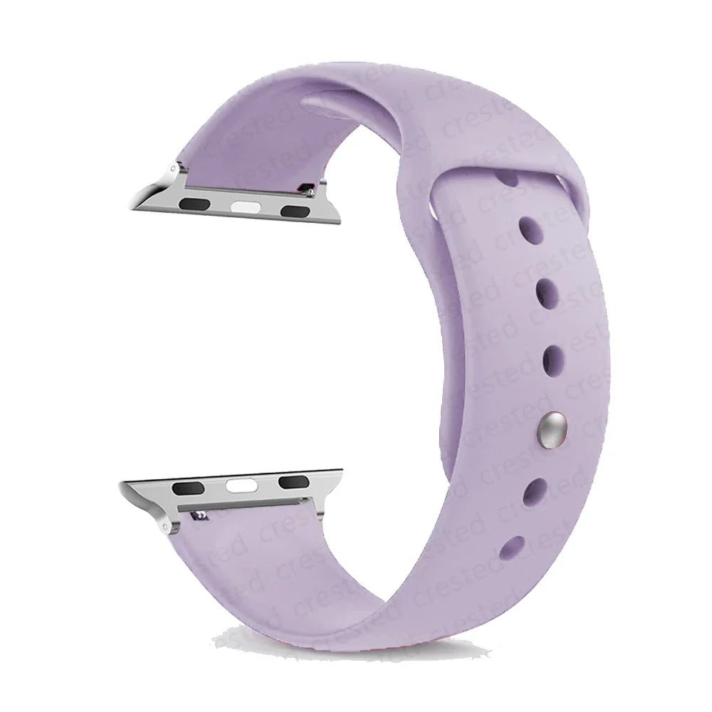 Wodoodporny silikonowy pasek do zegarka z regulowanym sportowym zapięciem do smartwatcha 38–49 mm, sportowy i wygodny | Sansoti
