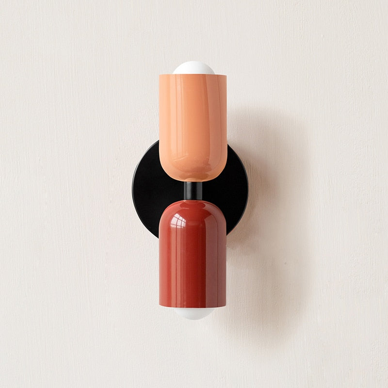 Metal Wall Lamp with Dual Light Beam – Scandinavian Design Lighting for Modern Interiors | Sansoti