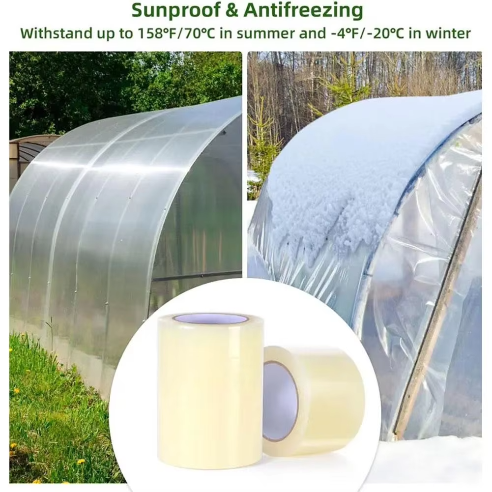 Greenhouse Film Repair Tape UV-Resistant 10 Meters Transparent Weatherproof Repair Tape Garden Film Durable | Sansoti