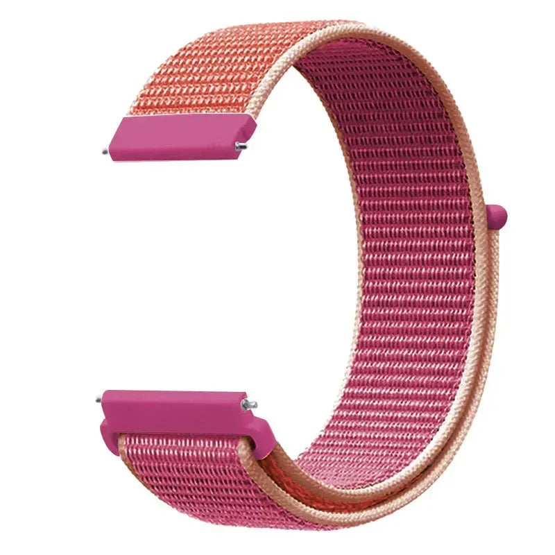 Regulowany nylonowy pasek sportowy do smartwatcha 20mm 22mm, oddychający, lekki pasek do zegarka sportowego i fitnessu | Sansoti