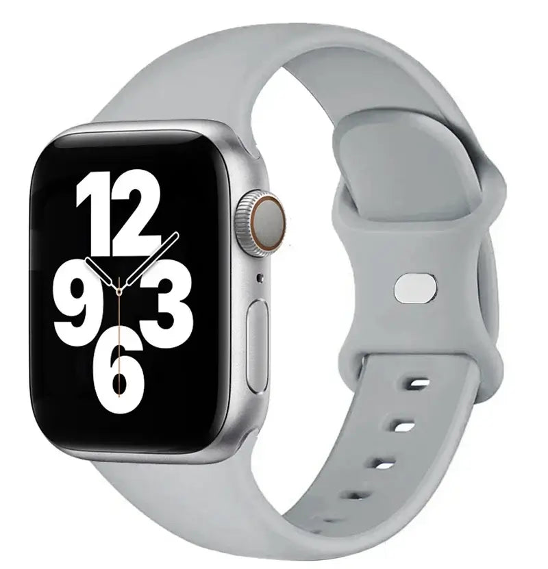Water-Resistant Flexible Silicone Smartwatch Band Soft Watch Strap for Active Daily Use | Sansoti