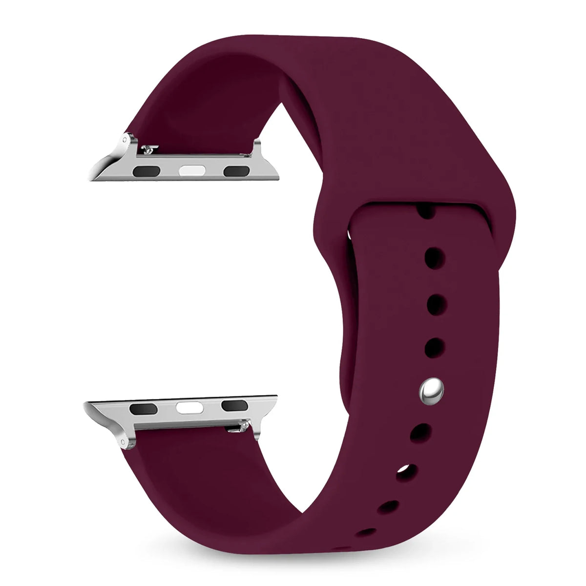 Wodoodporny silikonowy pasek do zegarka z regulowanym sportowym zapięciem do smartwatcha 38–49 mm, sportowy i wygodny | Sansoti