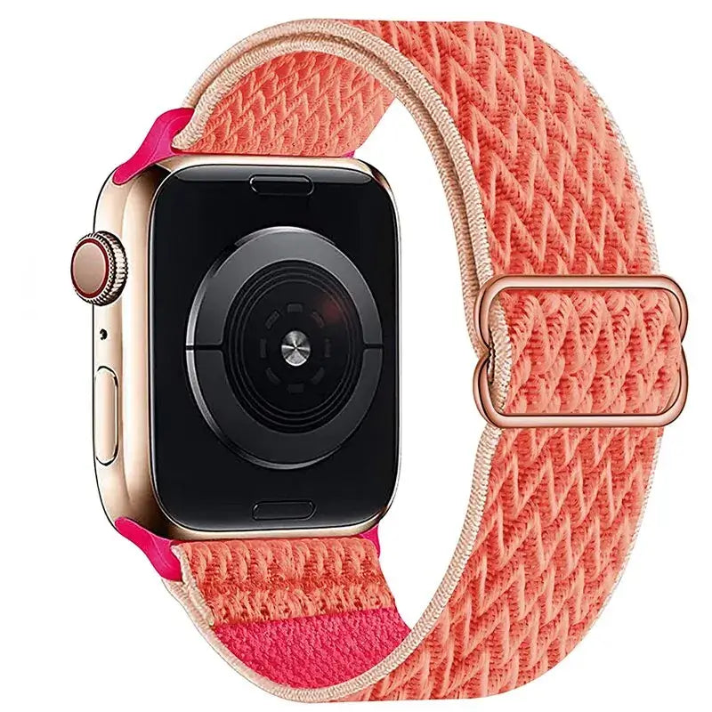 Elastisches Nylon-Smartwatch-Armband Austauschbar Komfortabel Langlebig Sportlich Aktiv | Sansoti