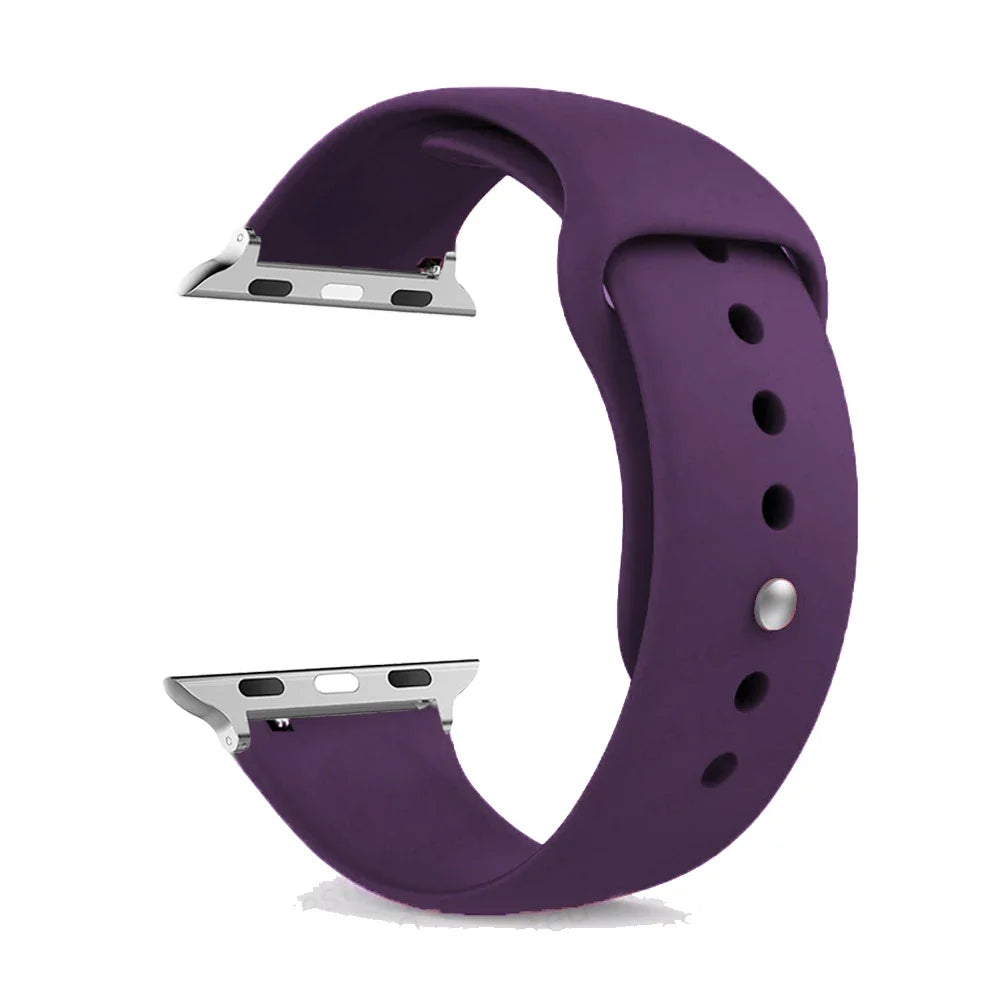 Wodoodporny silikonowy pasek do zegarka z regulowanym sportowym zapięciem do smartwatcha 38–49 mm, sportowy i wygodny | Sansoti