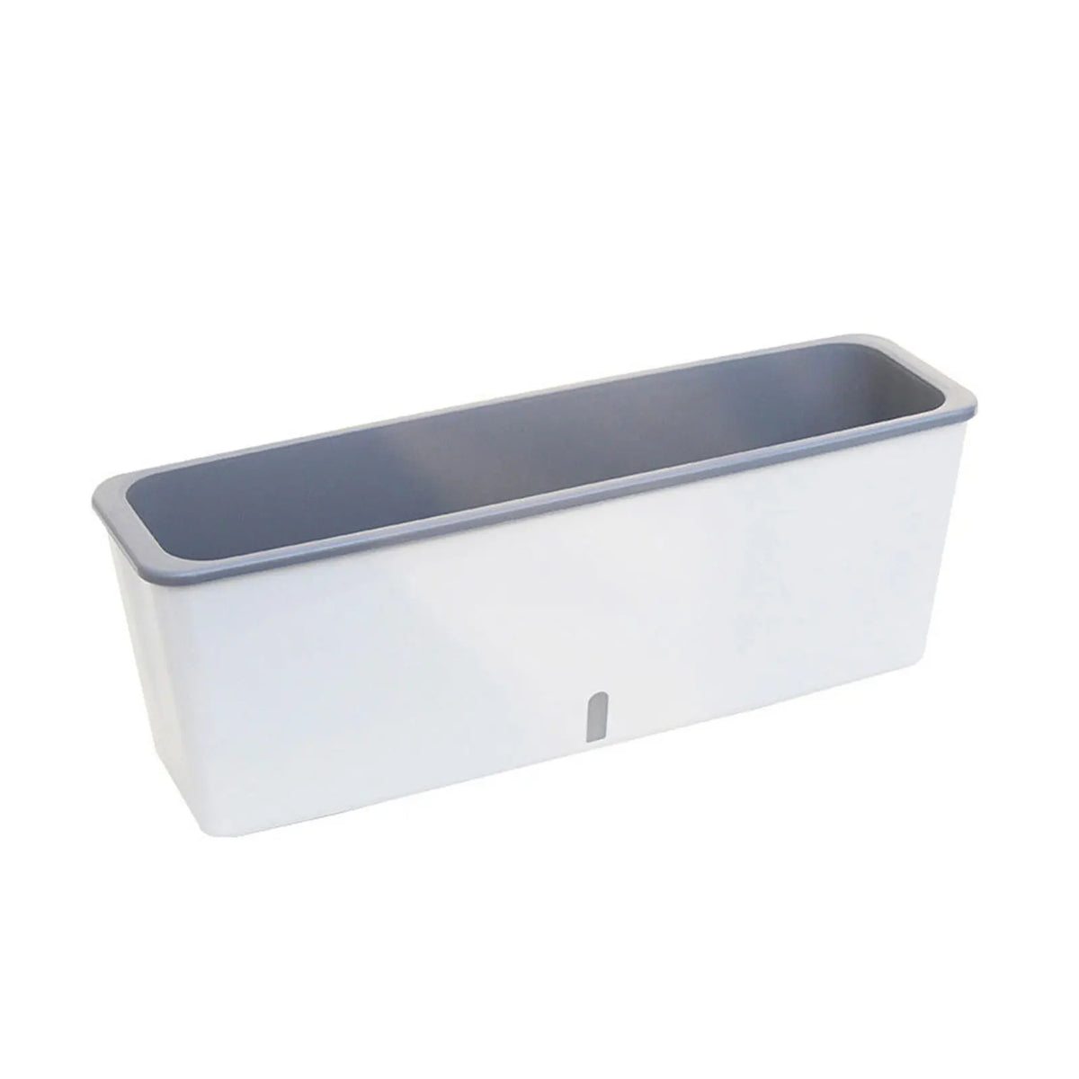 Self-watering planter 43.5cm water level indicator plastic outdoor balcony windowsill flower box herb box garden | Sansoti