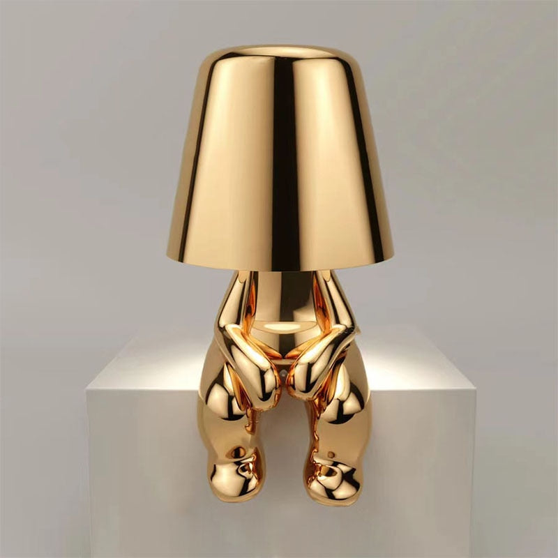 Tischlampe LED Wiederaufladbar Dimmbar Harz Aluminium 3W USB Stimmungslicht Wohnzimmer Schlafzimmer Modern | Sansoti