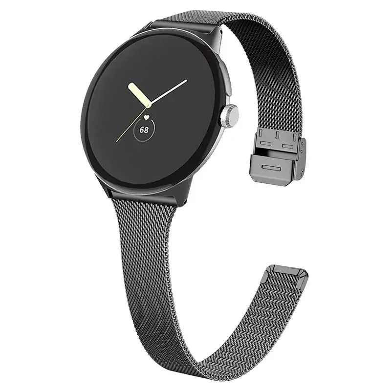 Metalowa bransoleta do smartwatcha RVS do Google Pixel – stylowy regulowany pasek do zegarka, wygodny i elegancki | Sansoti