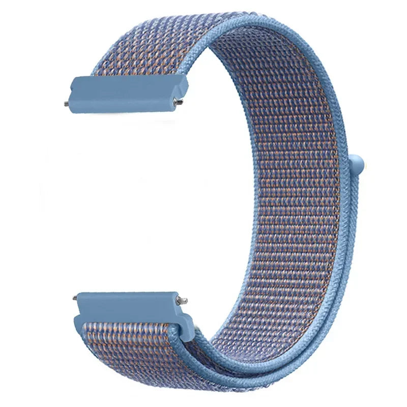 Regulowany nylonowy pasek sportowy do smartwatcha 20mm 22mm, oddychający, lekki pasek do zegarka sportowego i fitnessu | Sansoti