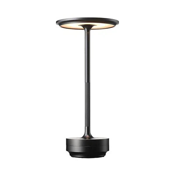 Lampe de table à intensité réglable, rechargeable et résistante à l’eau, en métal, avec commande tactile, sans fil, LED, éclairage d’ambiance | Sansoti