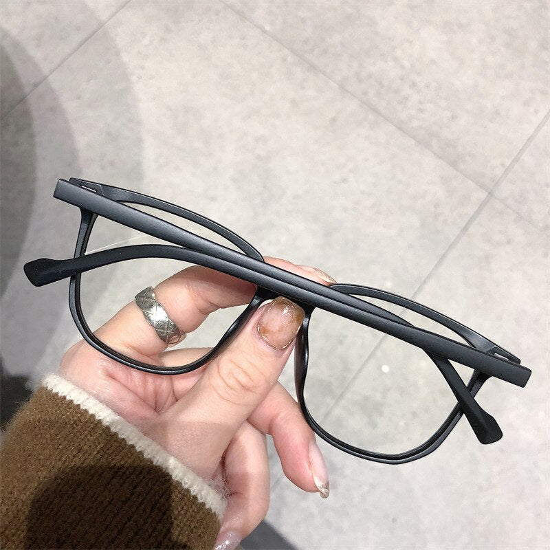 Dioptrie Bril voor Bijziendheid met Anti-Blauw Lichtfilter | Unisex Oversized Montuur | Vermindert Oogvermoeidheid | Sansoti