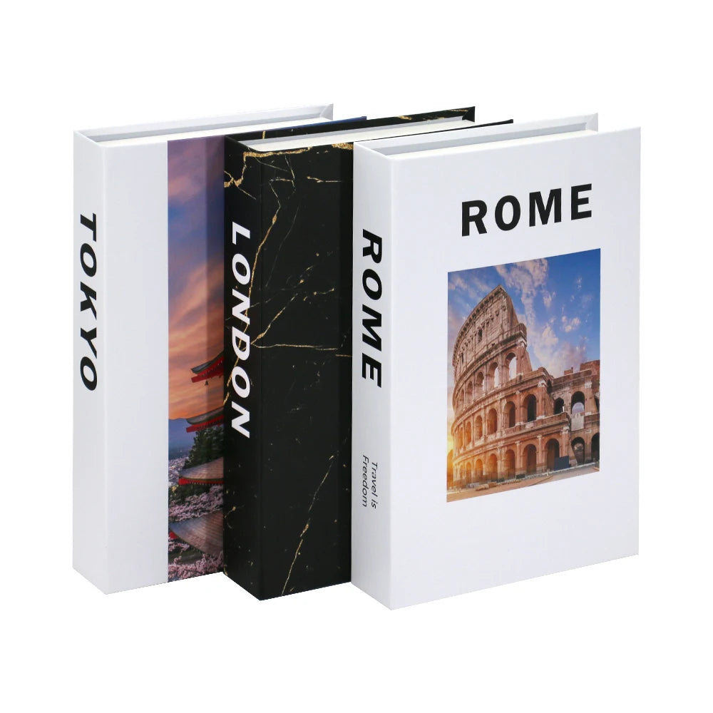 Couchtisch Dekoration Bücher Set 3 Stück Klappbares Design Kaffeetisch Styling | Sansoti