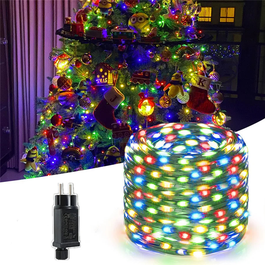 Outdoor LED String Lights, IP65 Garden Lighting for Balcony and Terrace, Flexible Decorative Light Cable for Parties | Sansoti