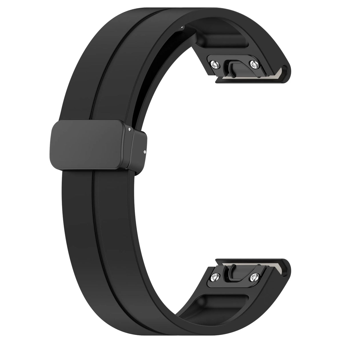 Silicone Smartwatch Band 20mm 22mm 26mm Adjustable Sports-Friendly Comfortable Stylish Watch Band | Sansoti