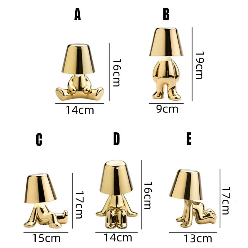 Tischlampe LED Wiederaufladbar Dimmbar Harz Aluminium 3W USB Stimmungslicht Wohnzimmer Schlafzimmer Modern | Sansoti